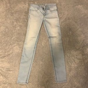 Abercrombie kids super Jinny jeans light wash